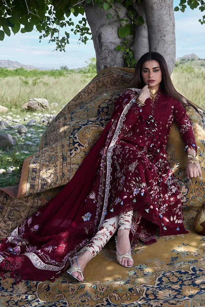 Maroon Organza – view 2 – Poshaq