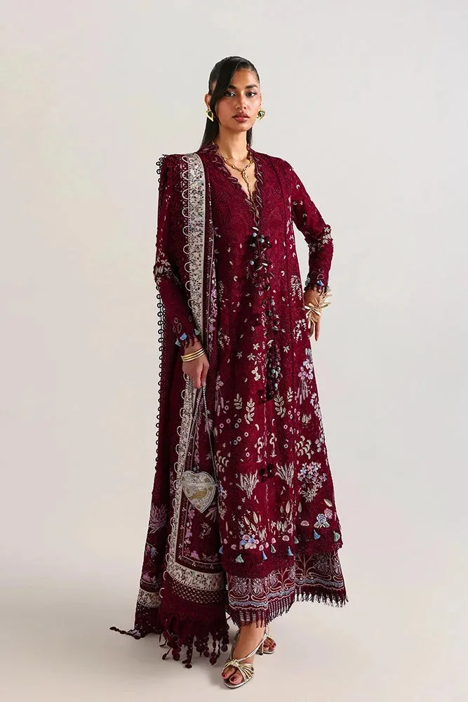 Maroon Organza – view 4 – Poshaq