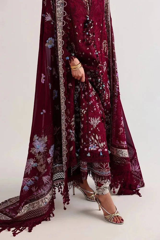 Maroon Organza – view 5 – Poshaq