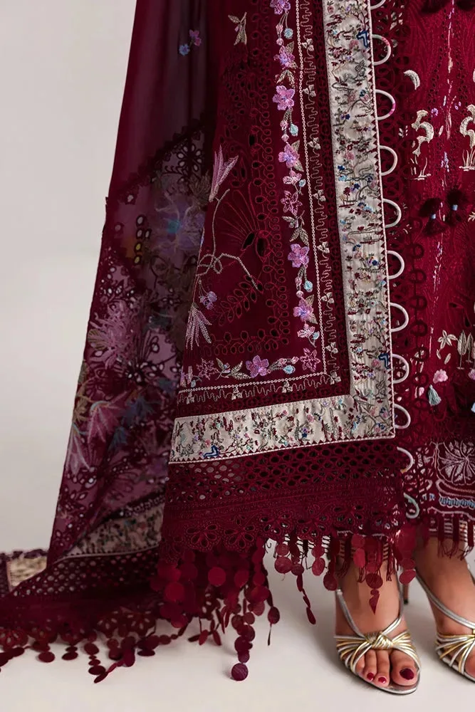 Maroon Organza – view 6 – Poshaq