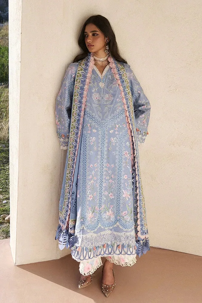Blue Organza – view 3 – Poshaq