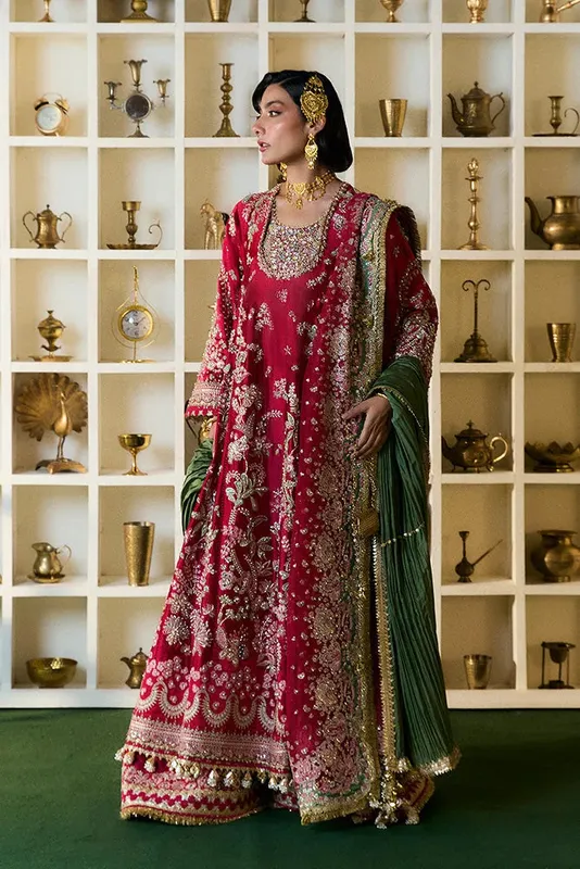 Green Raw Silk – view 1 – Poshaq