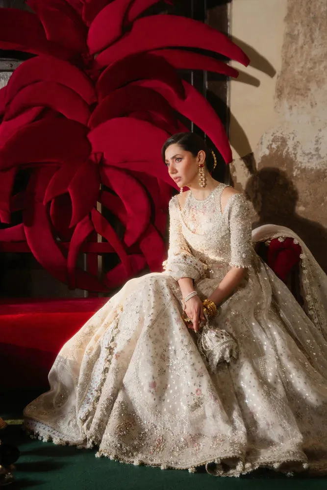 Ivory Raw Silk – view 2 – Poshaq
