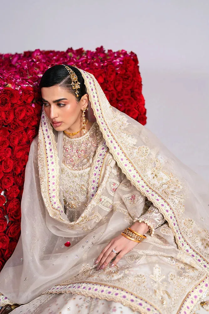 Ivory Raw Silk – view 4 – Poshaq
