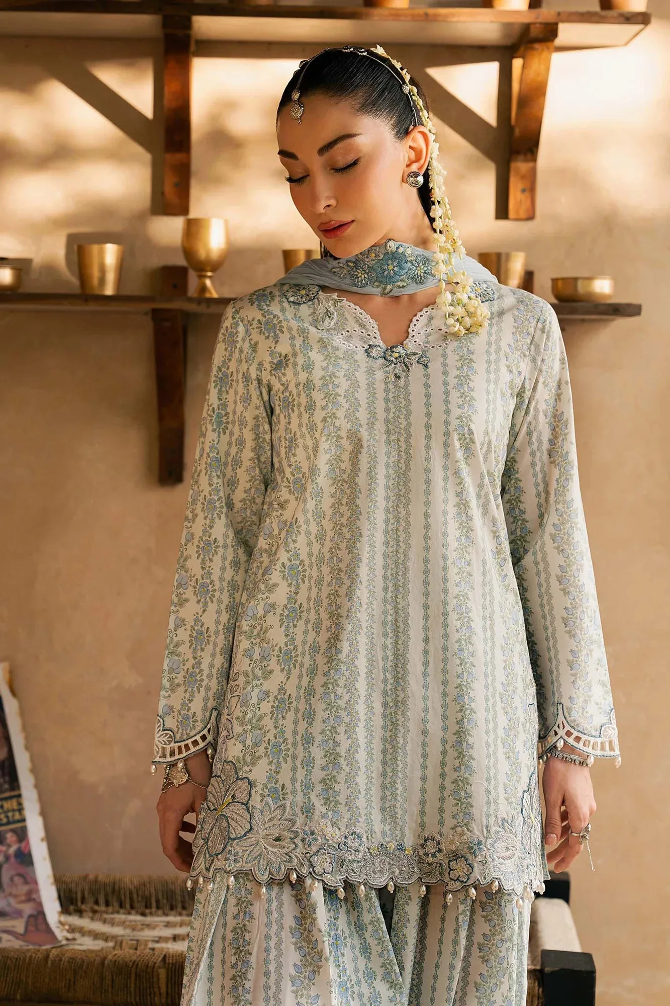 White Chiffon – view 4 – Poshaq