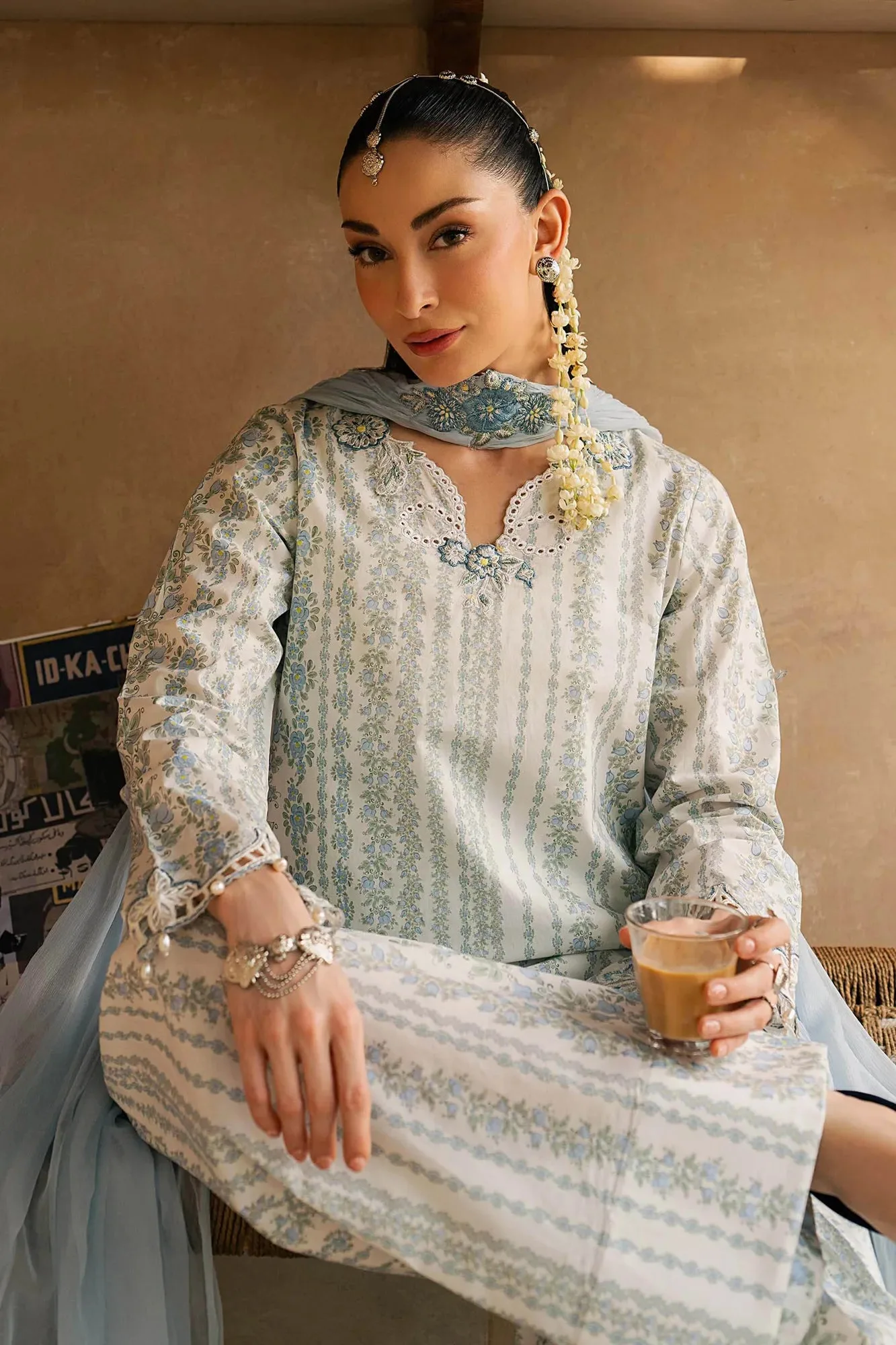 White Chiffon – view 6 – Poshaq
