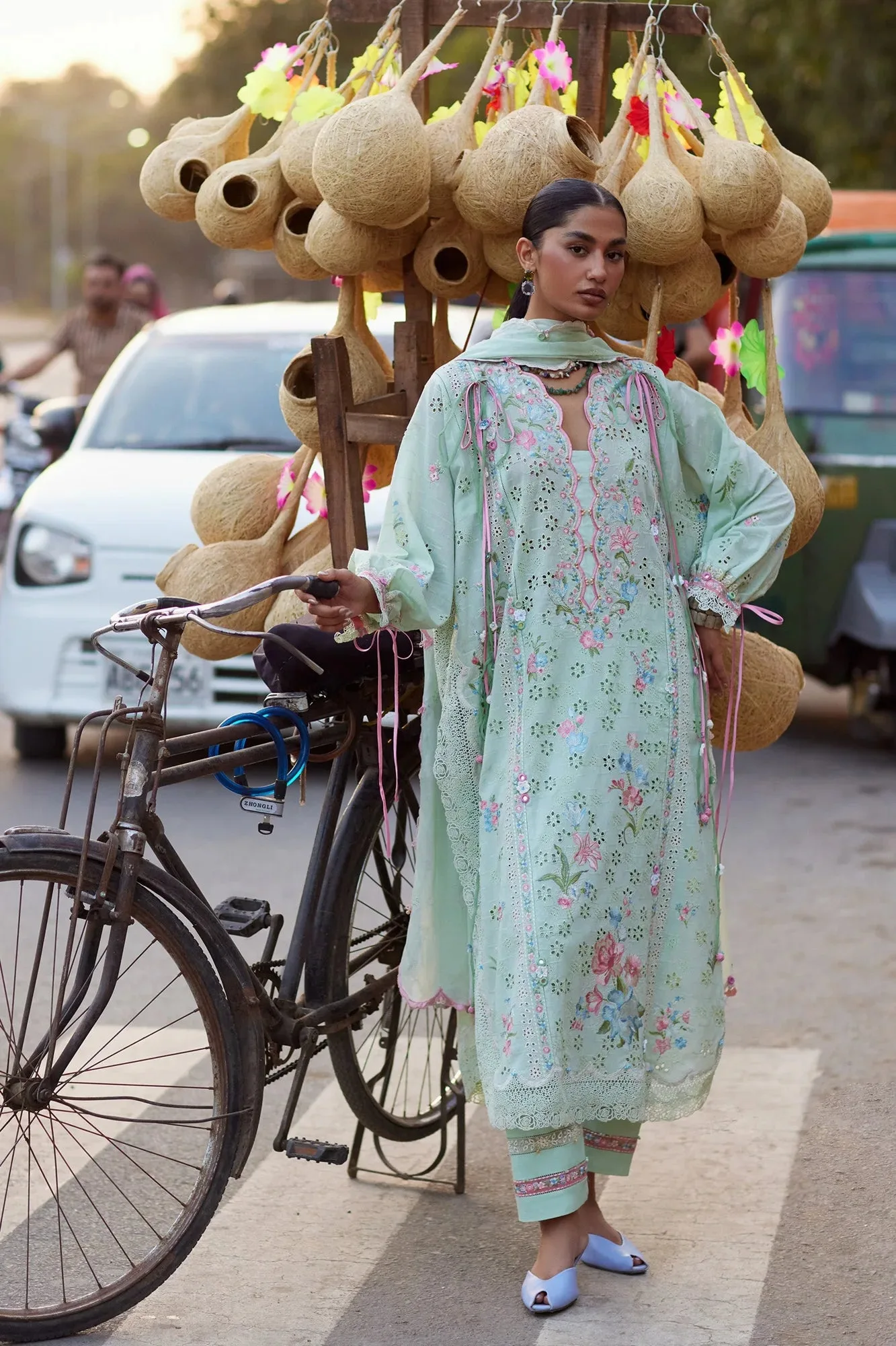 Pink Jacquard – view 6 – Poshaq