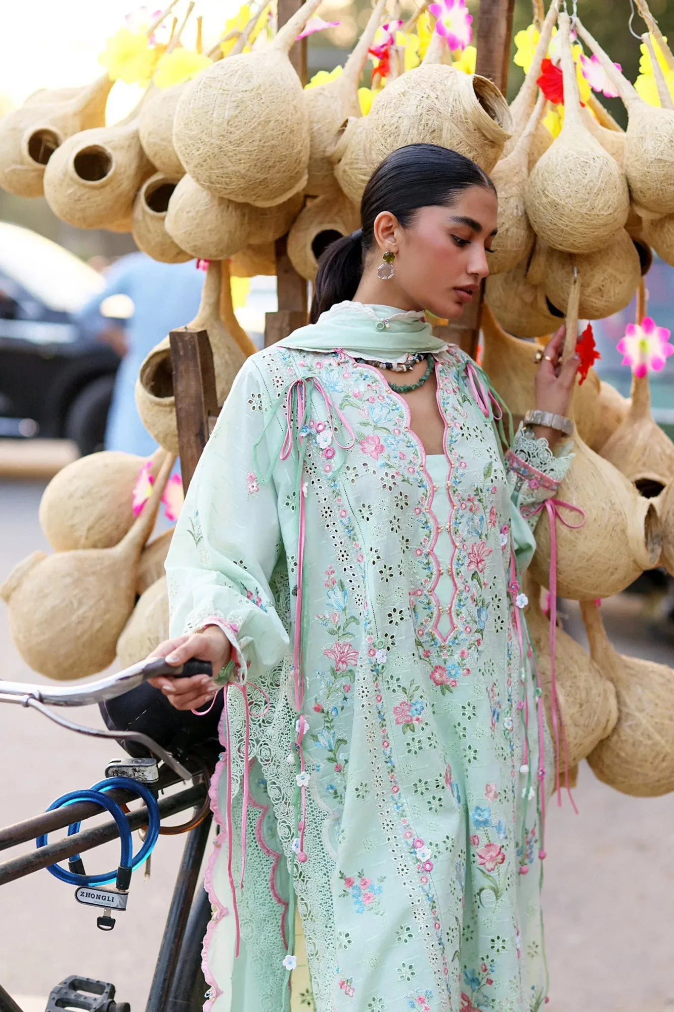 Pink Jacquard – view 8 – Poshaq