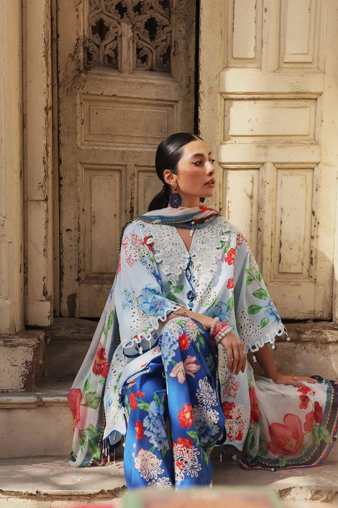 Blue Organza – view 5 – Poshaq