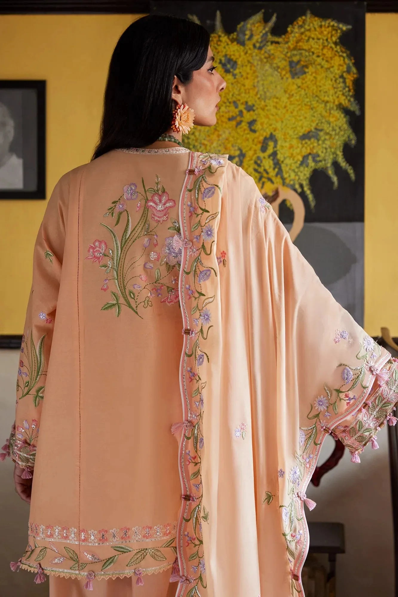 Lilac Organza – view 4 – Poshaq