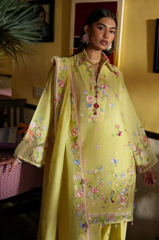 Yellow Organza – view 1 – Poshaq