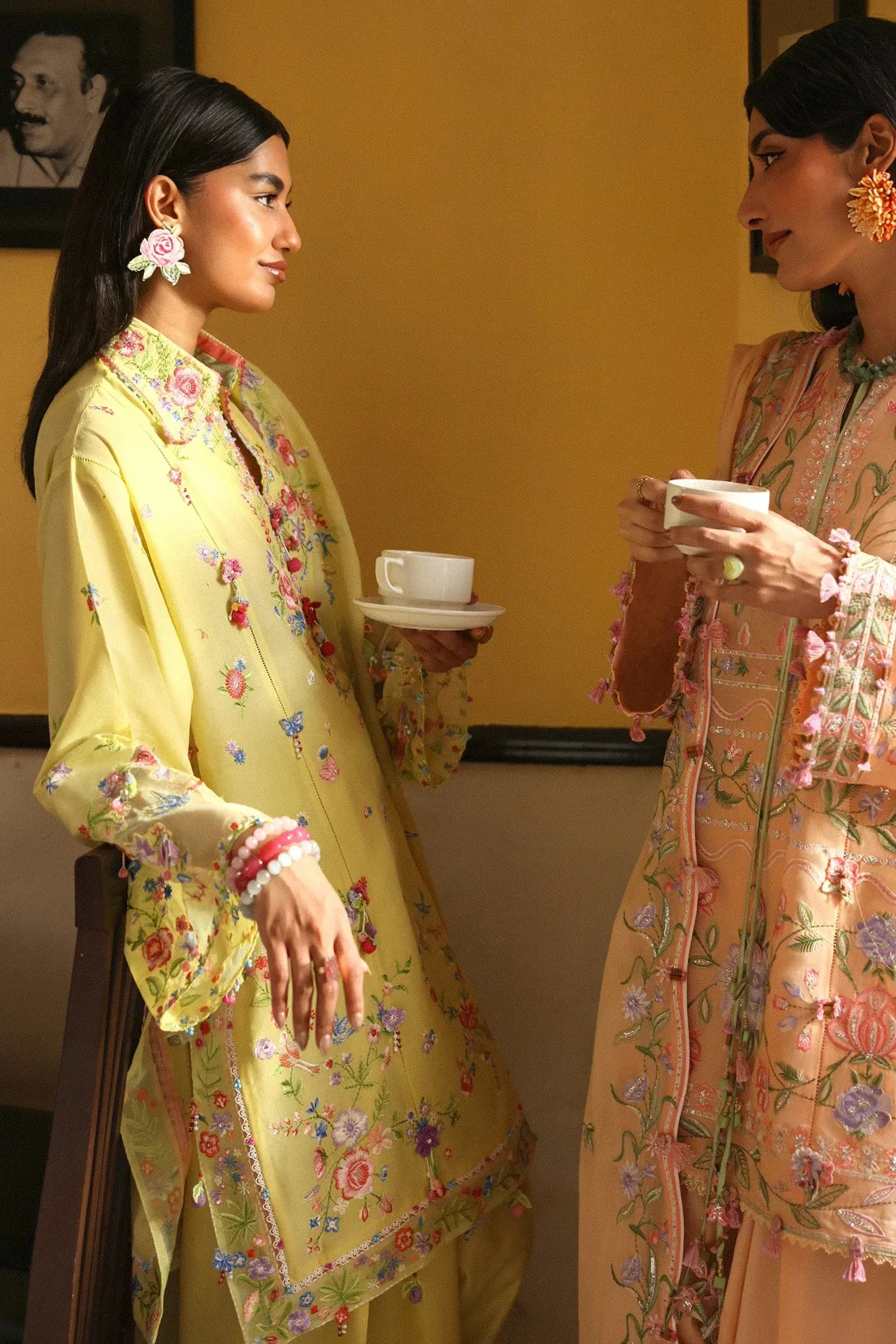Yellow Organza – view 5 – Poshaq