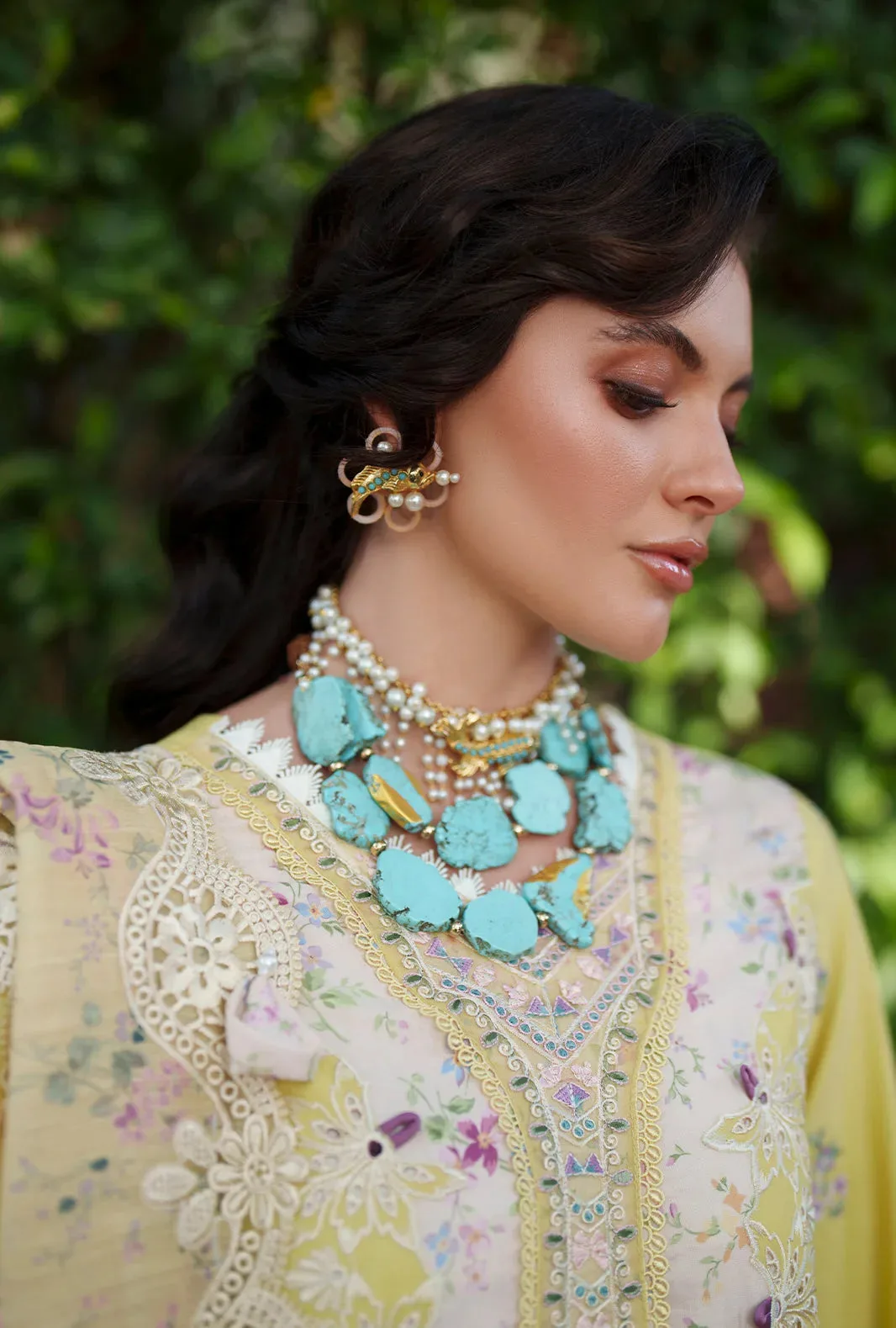 Yellow Organza – view 4 – Poshaq