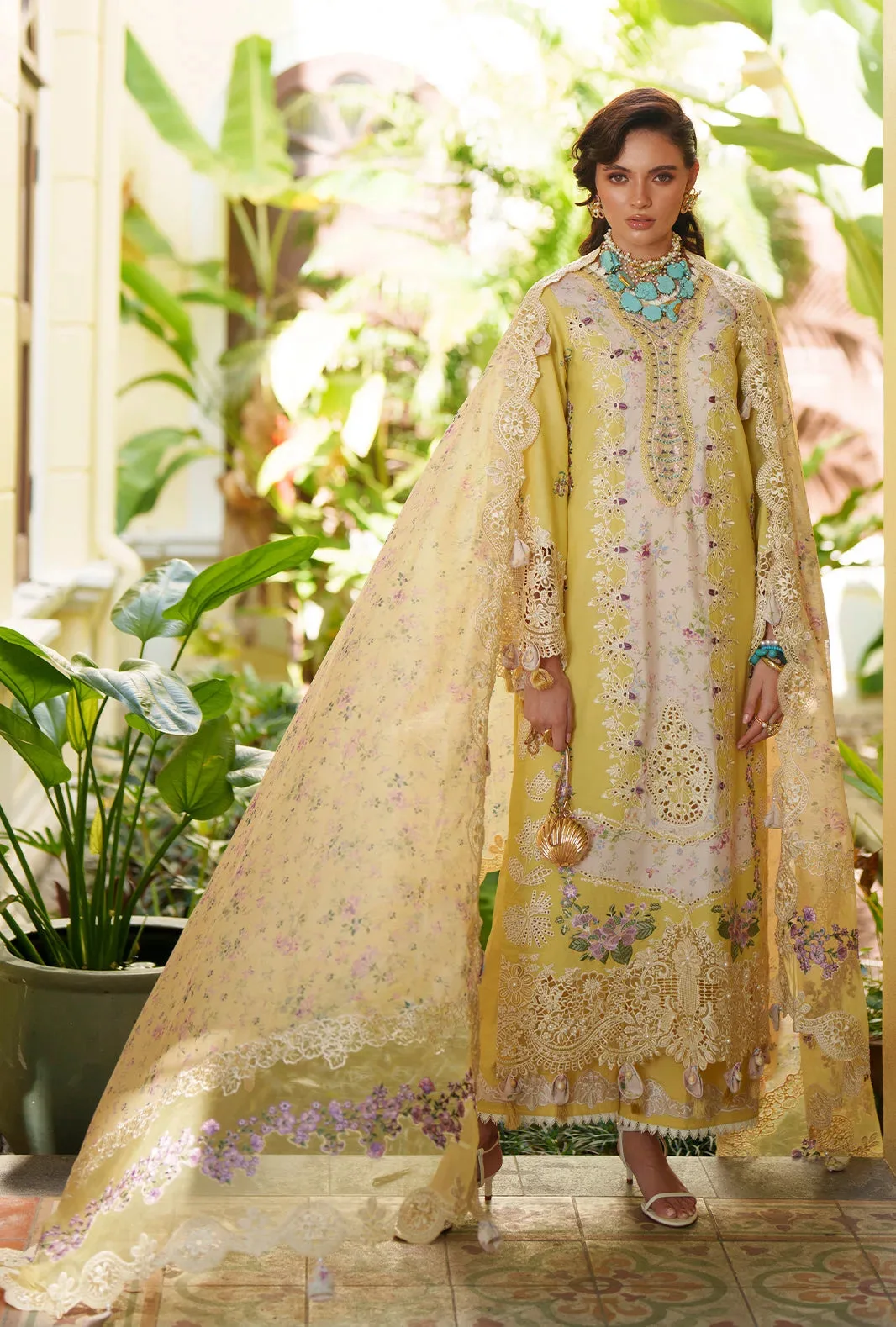 Yellow Organza – view 5 – Poshaq