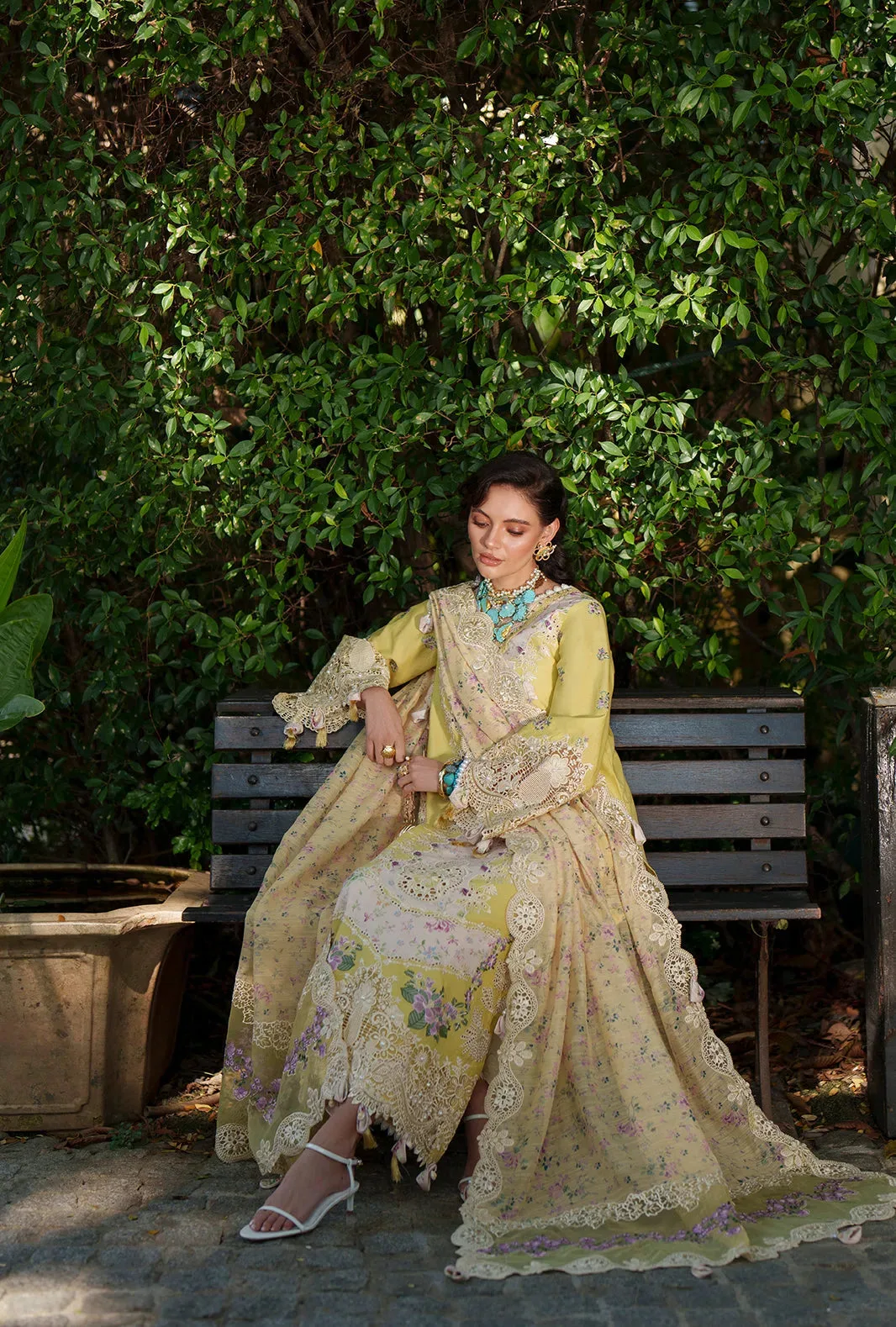 Yellow Organza – view 7 – Poshaq