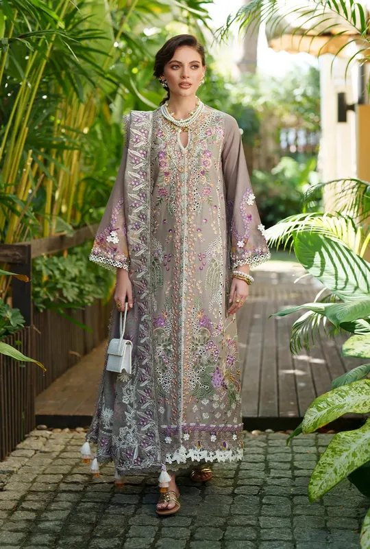 Grey Organza – view 1 – Poshaq