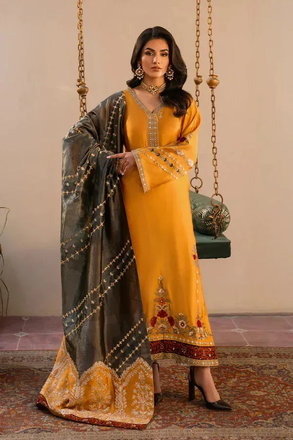 Mustard Silk – view 1 – Poshaq