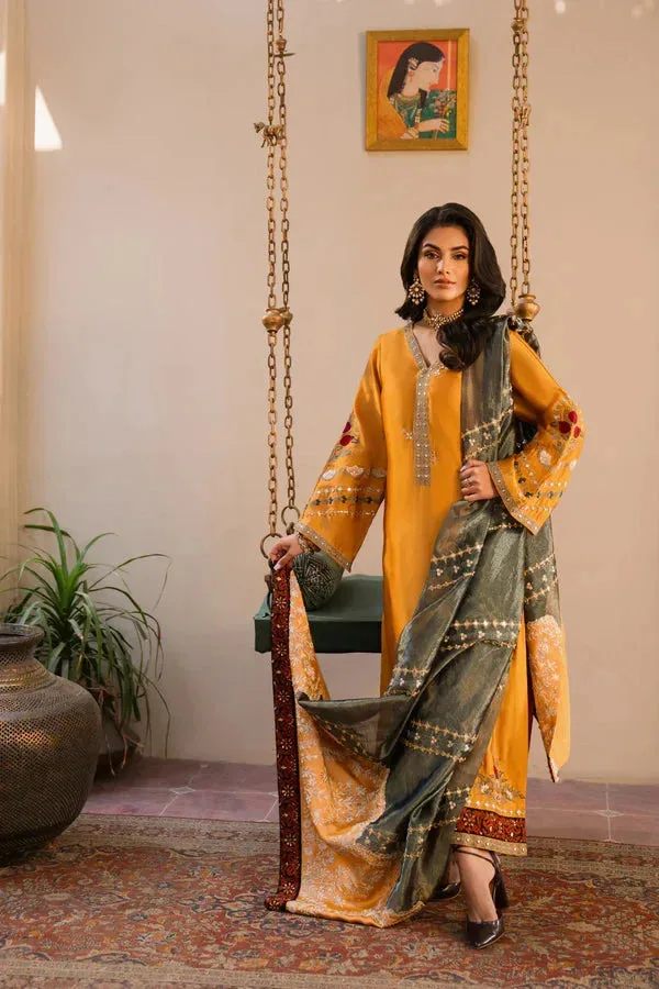 Mustard Silk – view 3 – Poshaq