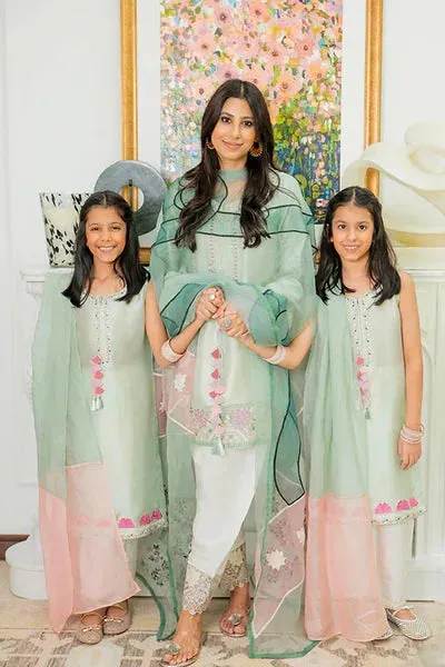Angan Eid Edit Raw Silk – view 1 – Poshaq