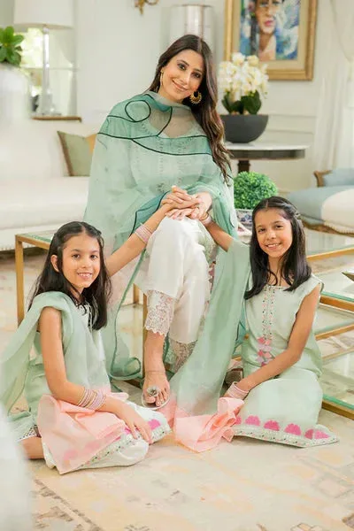 Angan Eid Edit Raw Silk – view 3 – Poshaq