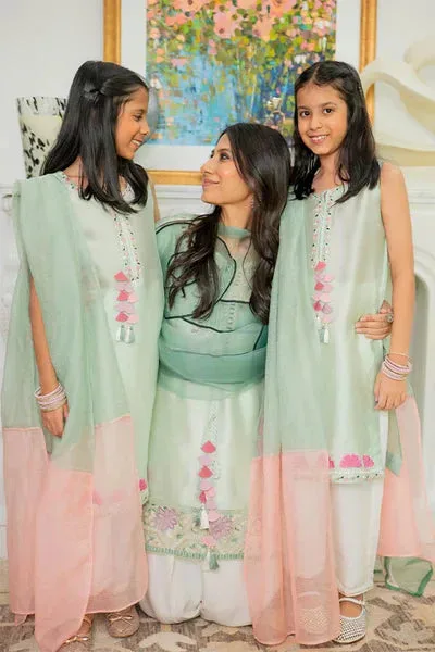 Angan Eid Edit Raw Silk – view 4 – Poshaq