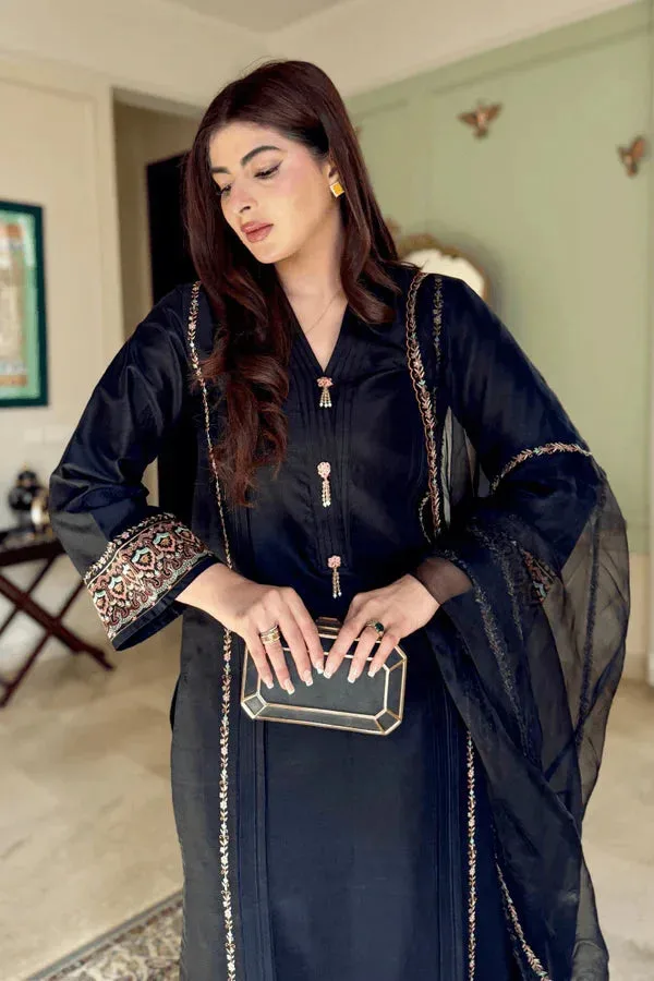 Angan Eid Edit Raw Silk – view 3 – Poshaq