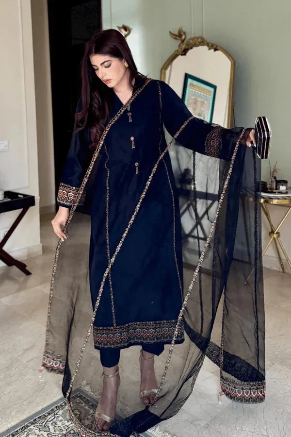 Angan Eid Edit Raw Silk – view 4 – Poshaq