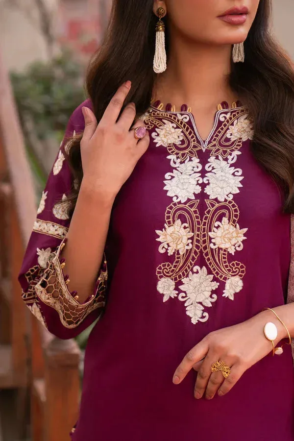 Angan Eid Edit Raw Silk – view 2 – Poshaq