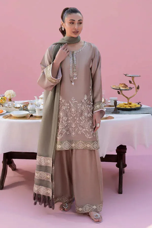 Lyana Eid Edit'26 Gold Organza – view 1 – Poshaq