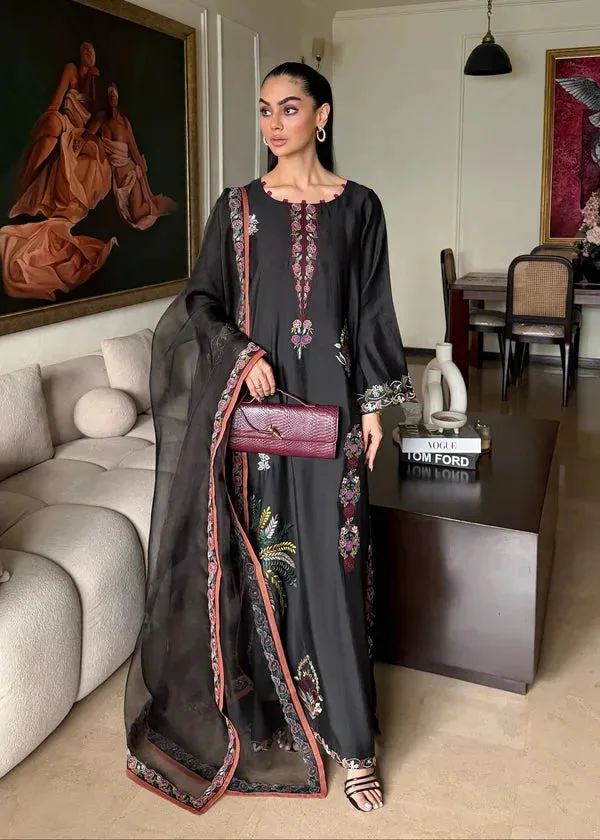 Lyana Eid Edit'26 Black Organza – view 1 – Poshaq