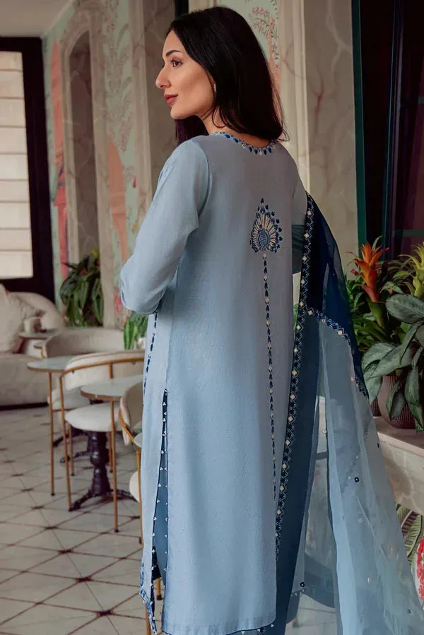 Noor e Zaib Organza – view 2 – Poshaq