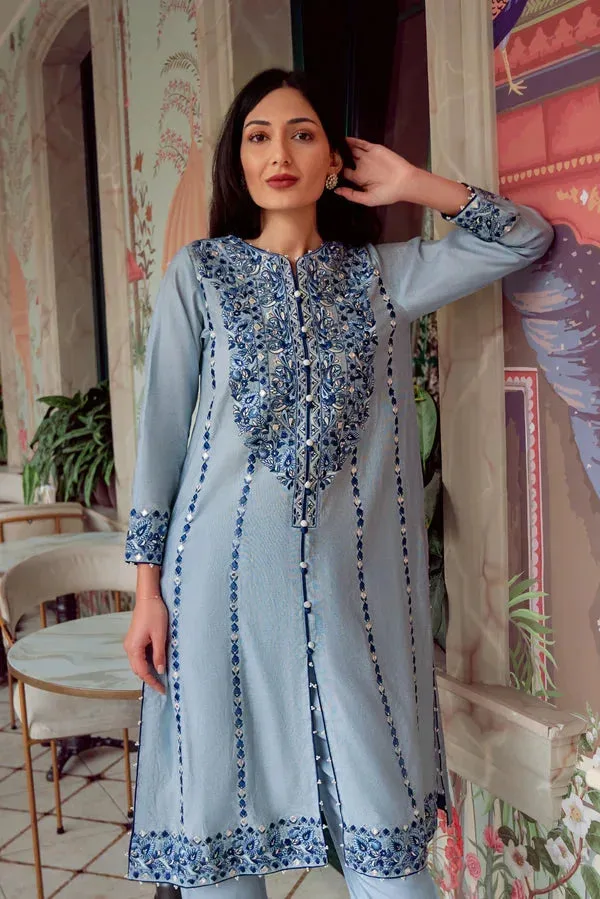 Noor e Zaib Organza – view 3 – Poshaq