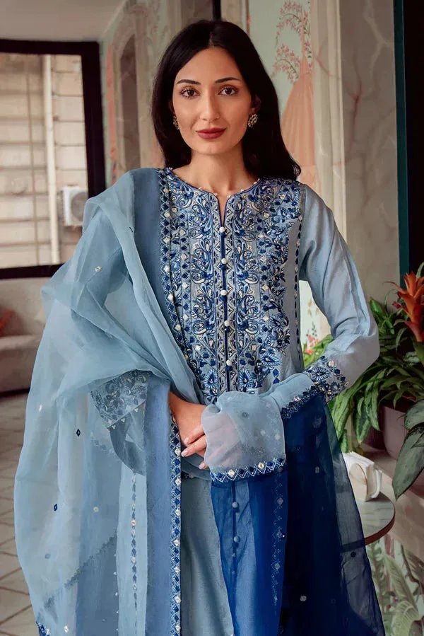 Noor e Zaib Organza – view 4 – Poshaq