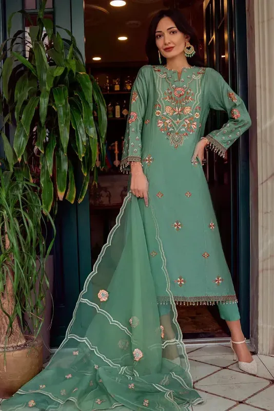 Noor e Zaib Organza – view 1 – Poshaq