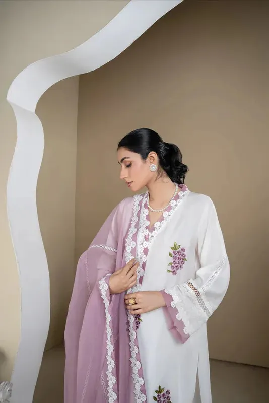 Rumaisa Organza – view 1 – Poshaq