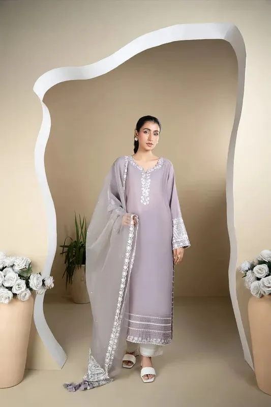 Rumaisa Organza – view 1 – Poshaq