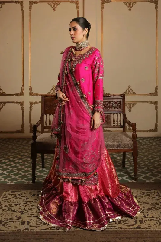 Baad E Saba Silk – view 1 – Poshaq