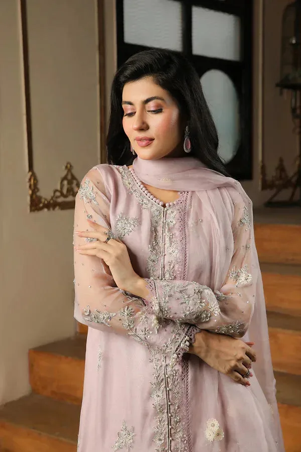 Baad E Saba Pink Organza – view 2 – Poshaq