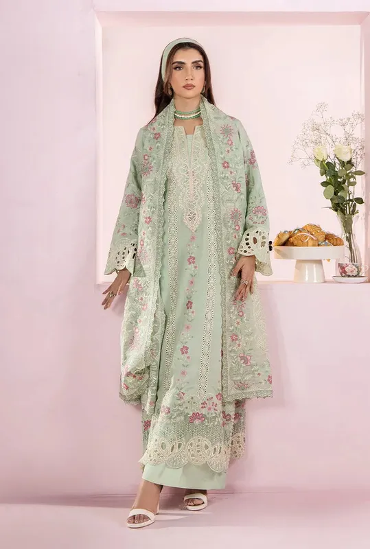 Eid Edit Tropical Silk 26 Raw Silk – view 1 – Poshaq