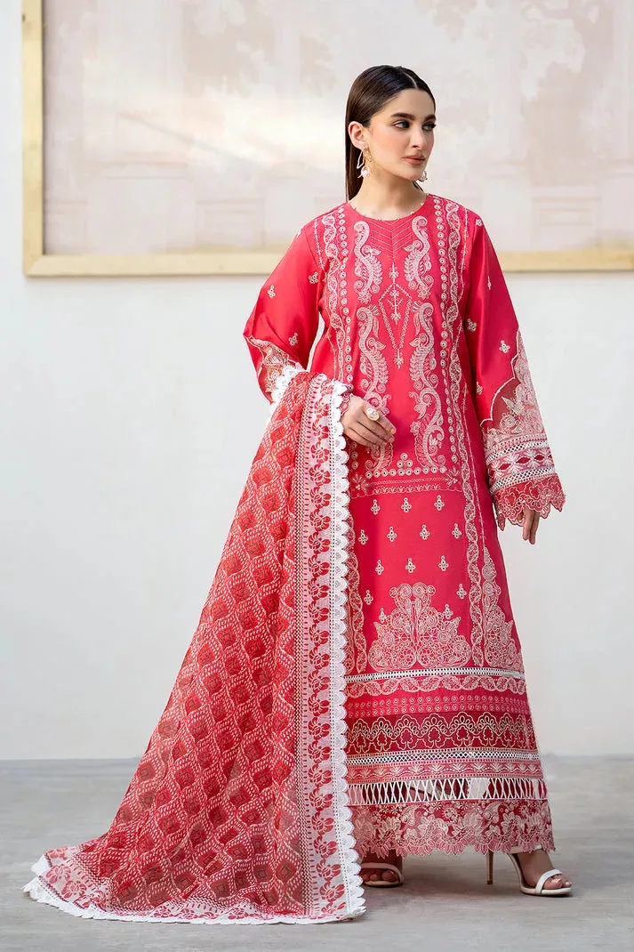 Luxe Eid Lawn 24 Organza – view 4 – Poshaq