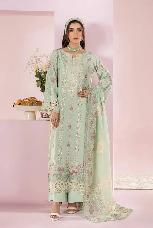 EID EDIT'26 White Raw Silk – view 1 – Poshaq