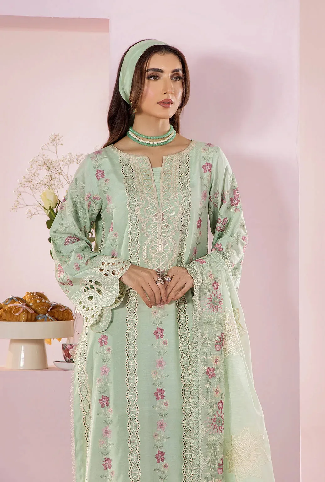 EID EDIT'26 White Raw Silk – view 5 – Poshaq