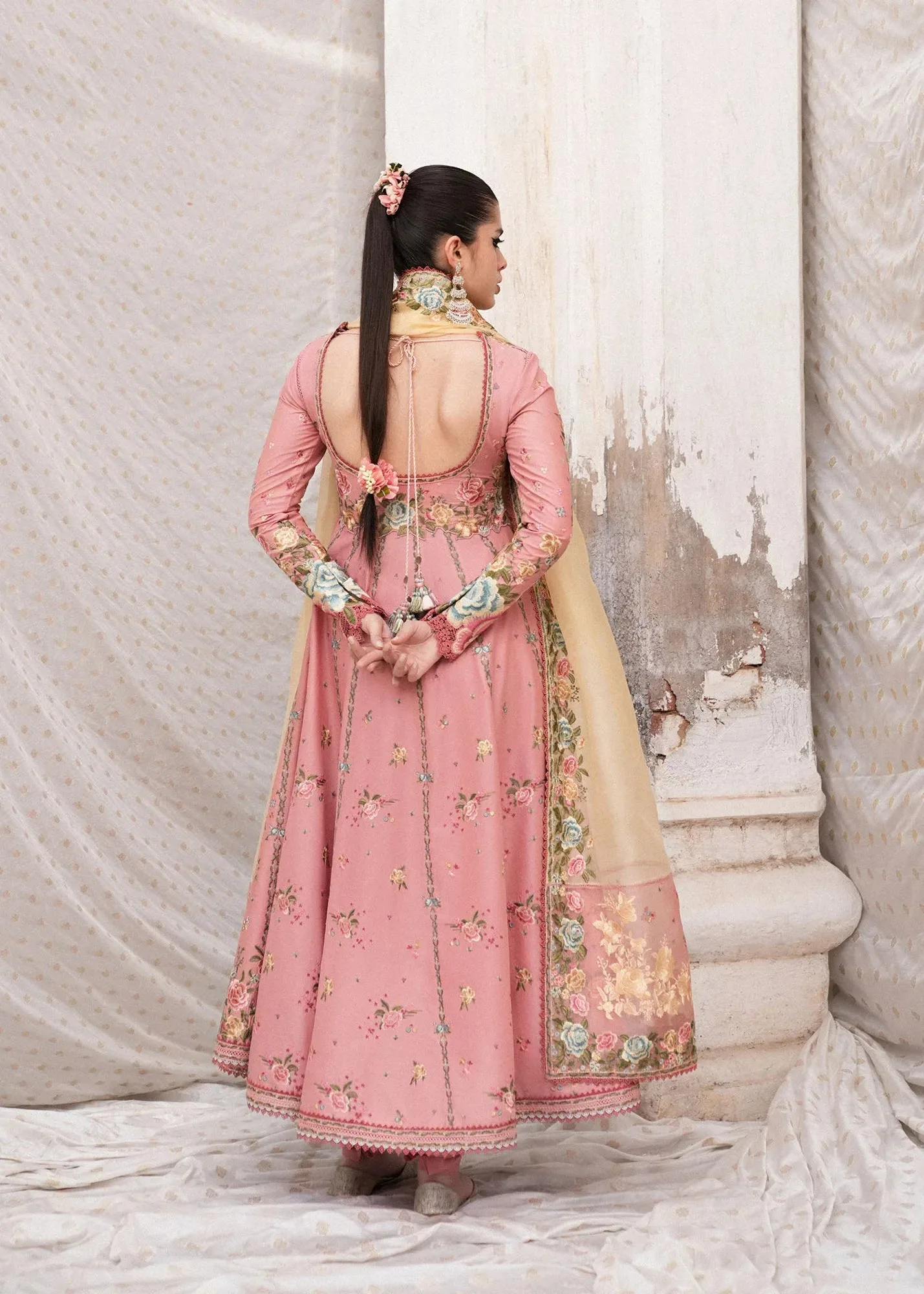 Yellow Organza – view 6 – Poshaq