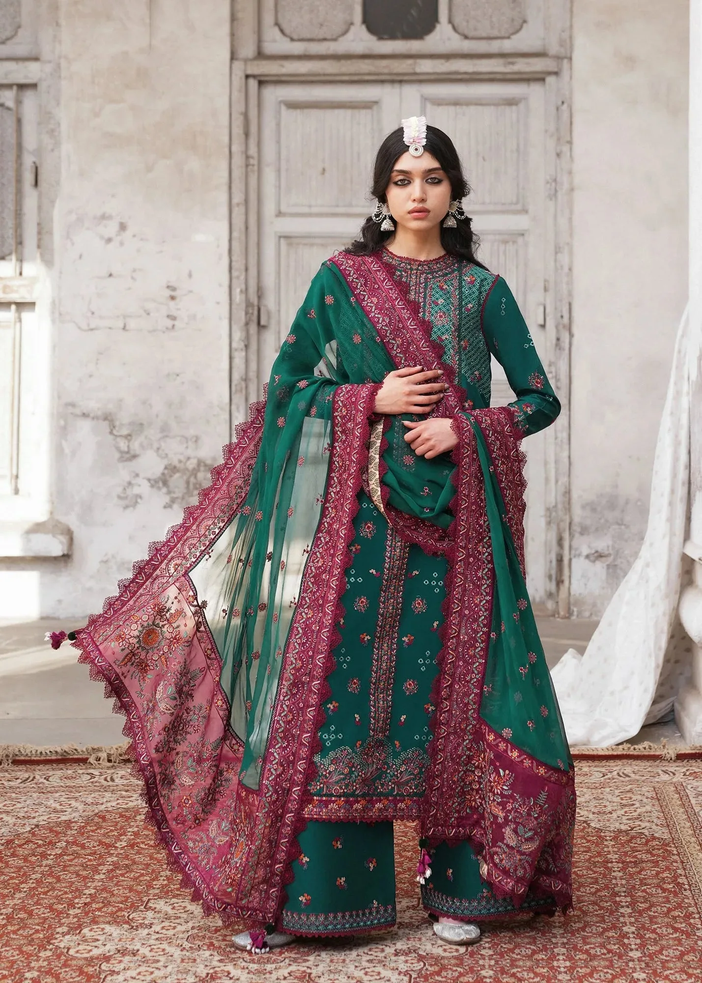 Green Chiffon – view 4 – Poshaq