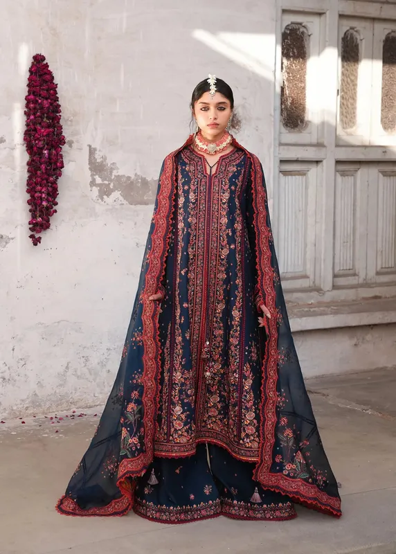 Blue Organza – view 1 – Poshaq