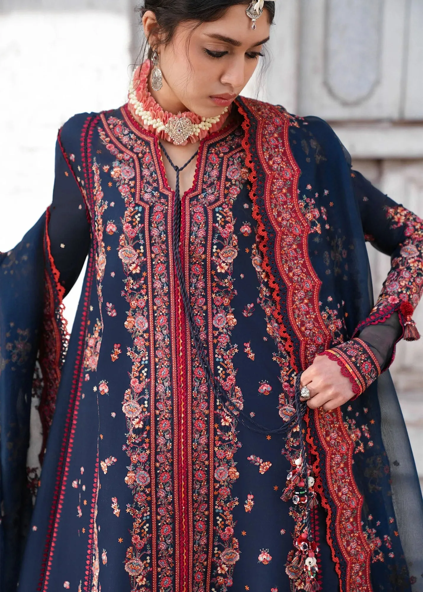 Blue Organza – view 2 – Poshaq