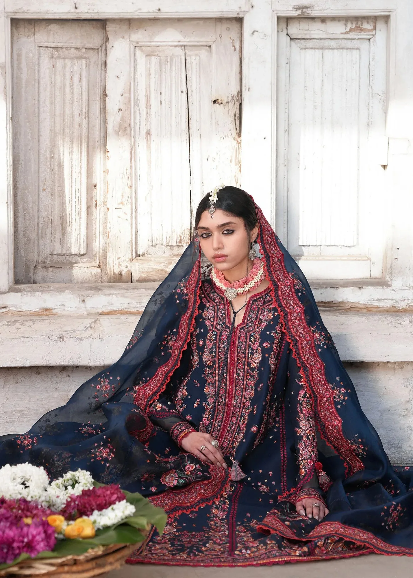 Blue Organza – view 4 – Poshaq