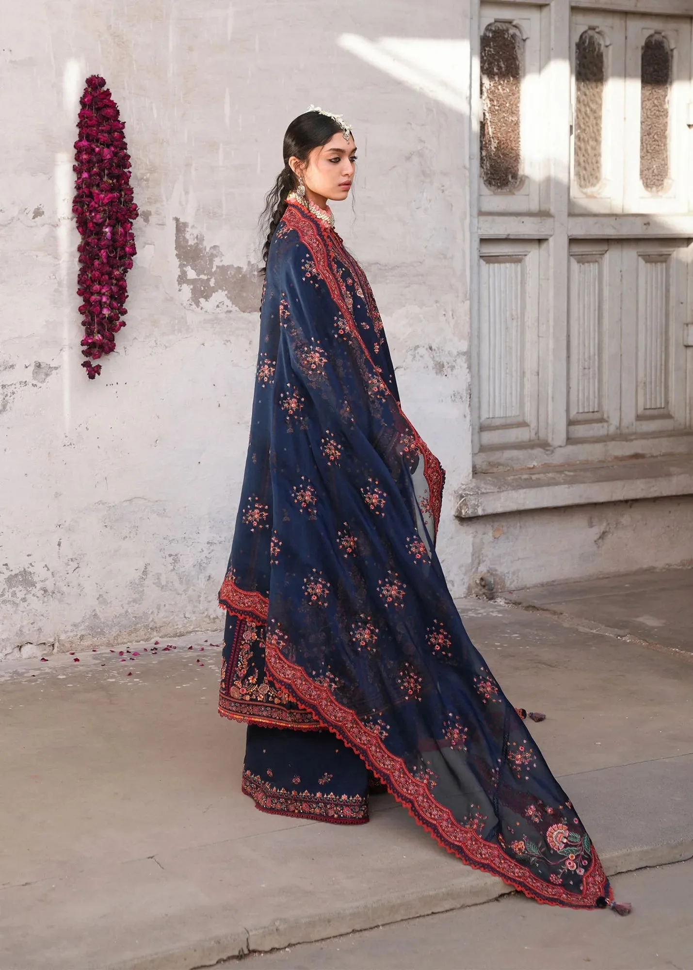 Blue Organza – view 5 – Poshaq