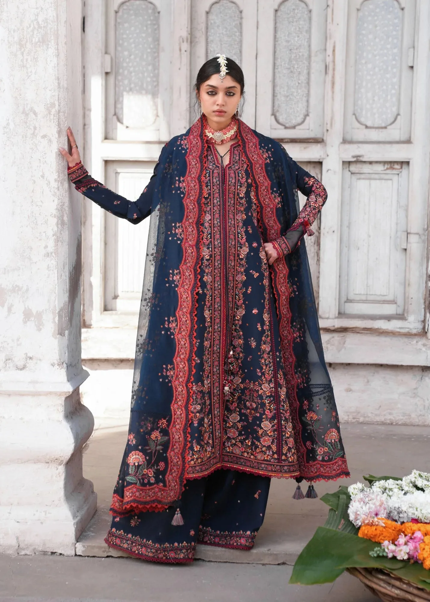 Blue Organza – view 7 – Poshaq