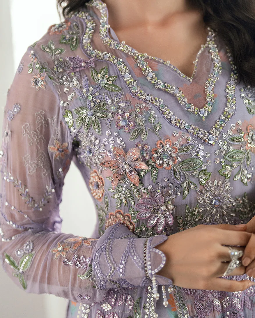 Silver Organza – view 3 – Poshaq